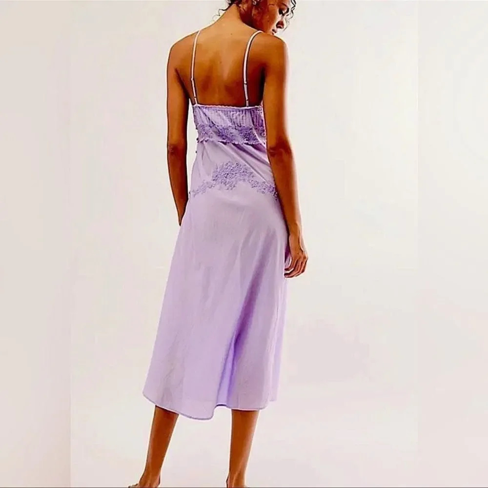 Free People Intimately Going Steady Slip Dress NWOT - Picture 3 of 13